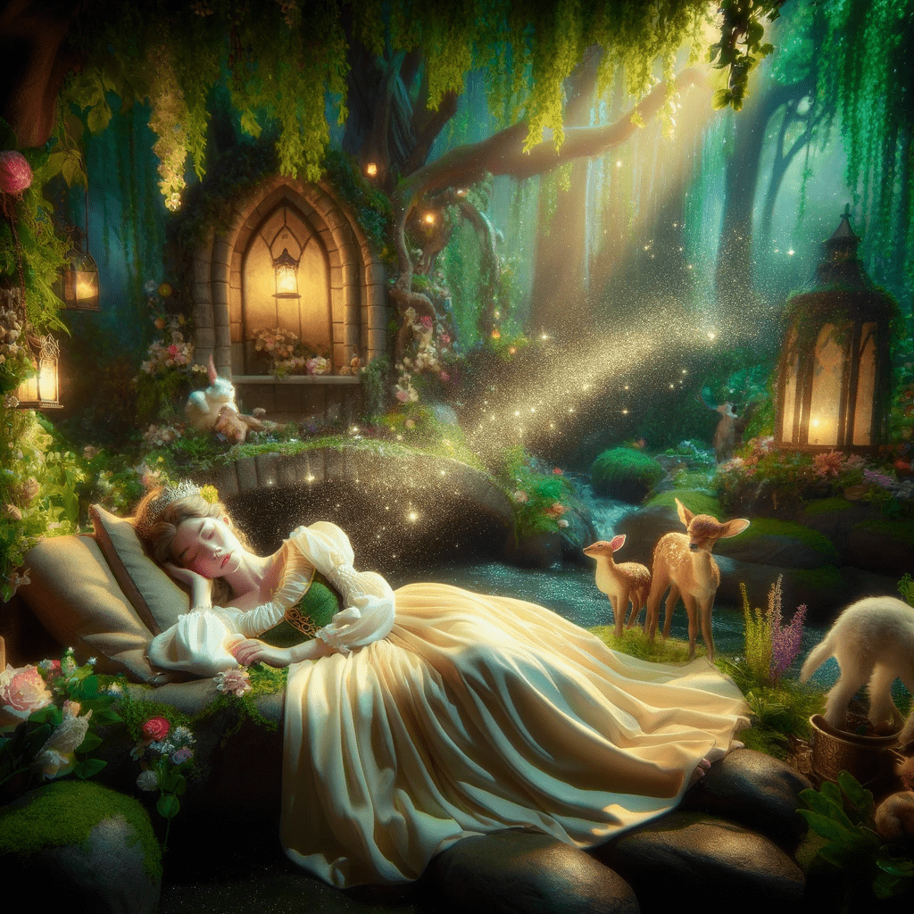 Спящая красавица рисунок для детей: Волшебство сказочного мира на бумаге